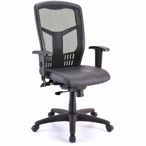 High-Back Chair, Exec, Swivel, 28-1/2"x28-1/2"x45", Black