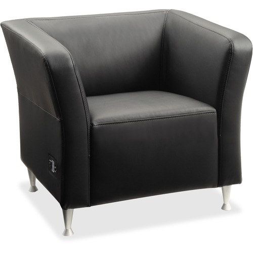 Chair, Lounge, Leather, Square