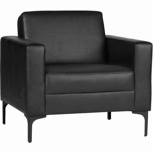 Chair, Club, Am Vinyl, Black
