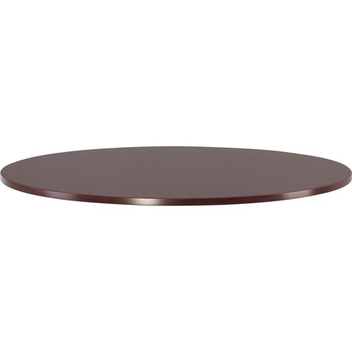Conference Tabletop, Box 1/2, Round, 48" Dia., Mahogany