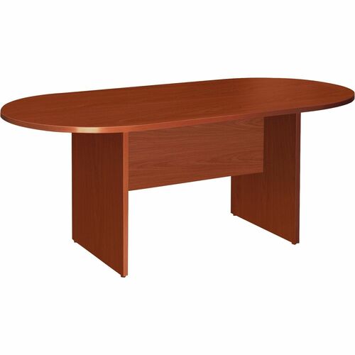 Oval Conference Table, Top/Base, 72" x 36" x 29-1/2", Cherry
