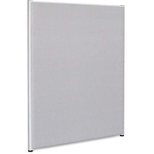 Fabric Panel, With Adjustable Glides, 48" x 72", Gray
