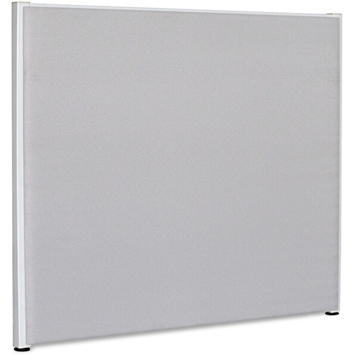 Fabric Panel, With Adjustable Glides, 72"x60", Gray