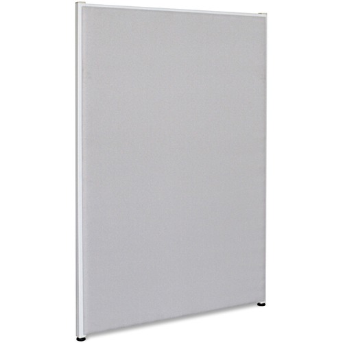 Fabric Panel, With Adjustable Glides, 36"x60", Gray