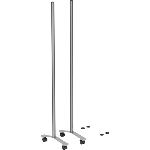 Legs, For Panel Dividers, With Casters, 18-3/4" x 2" x 70-7/8", 2/Set, Sr 2/ST