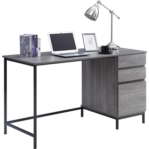 Desk, Soho, 3 Drawer, Computer Credenza Light