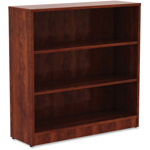 Bookcase, 3-Shelf, 36x12x36, Cherry