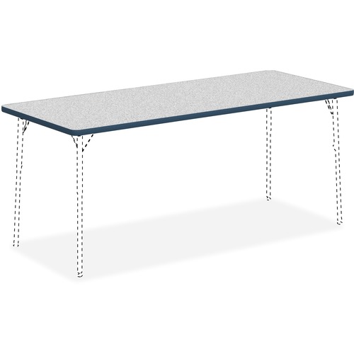 Tabletop, Activity, 30x72, Gray/Navy