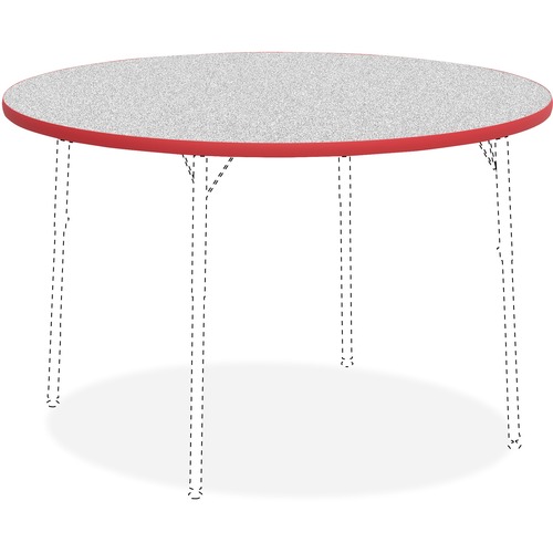 Tabletop, Actty, 48R, Gray/Red