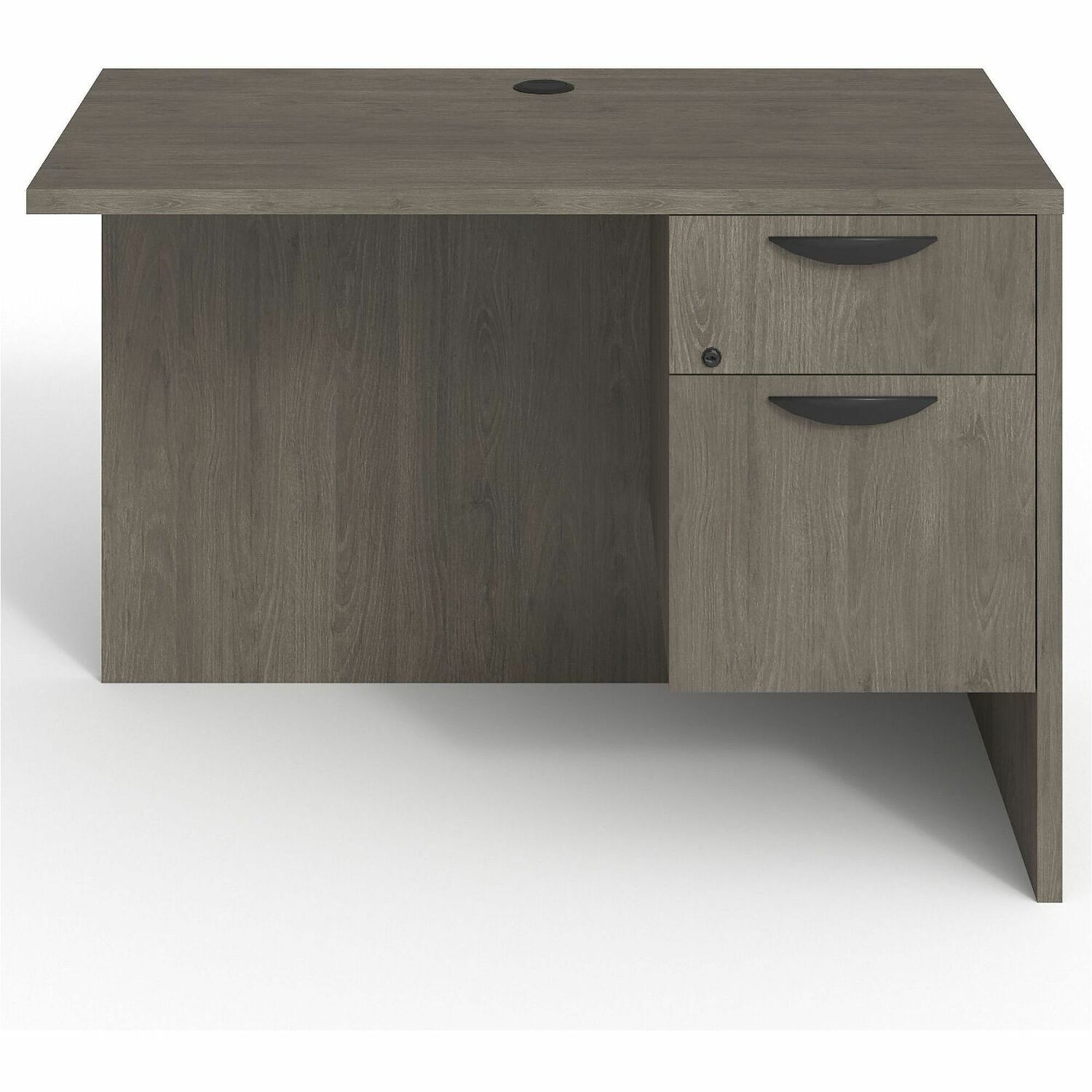Right Return, B/F, 42"Wx24"Dx29"H, Gray Elm
