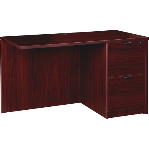 Right Return, Female/Female, 42"Wx24"Dx29"H, Mahogany