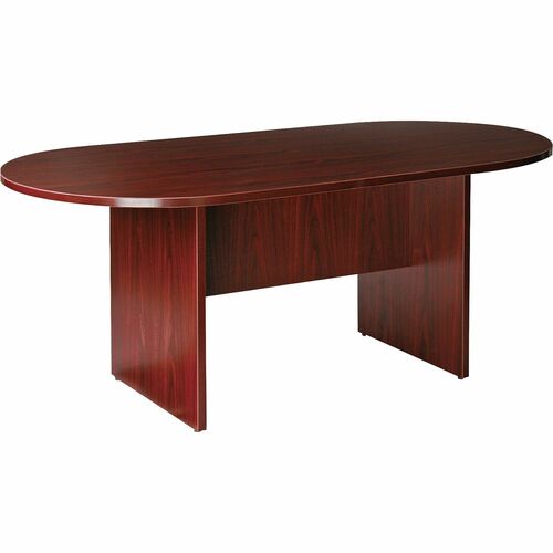 Conference Table, Racetrack Top, 72"Wx36"Dx29"H, Mahogany