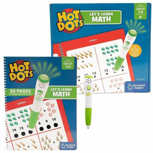 Activities Set, Math, Hot Dots, 50 Pages