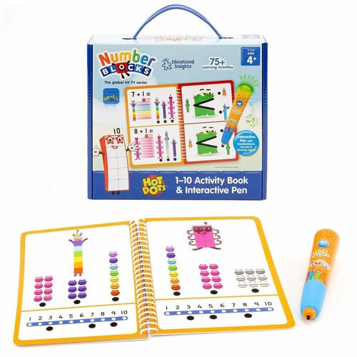 Book, Activity, Hot Dots, Number Blocks, 1-10