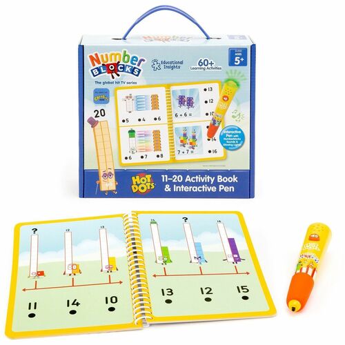 Book, Activity, Hot Dots, Number Blocks, 11-20