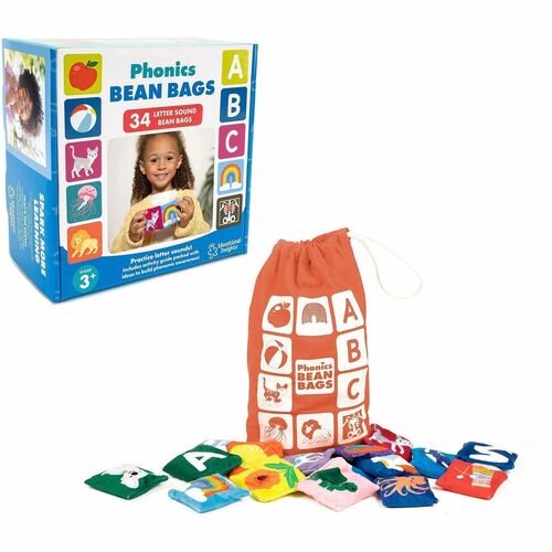 Bean Bag Set, Phonics, Pre-K, 26 Bean Bags