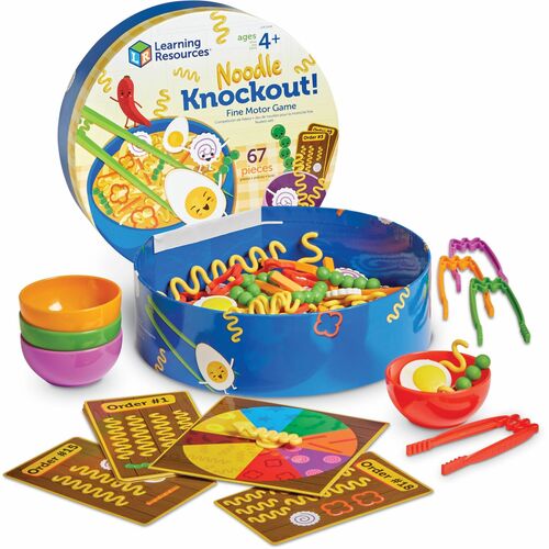 Game, Fine Motor, Noodle Knockout