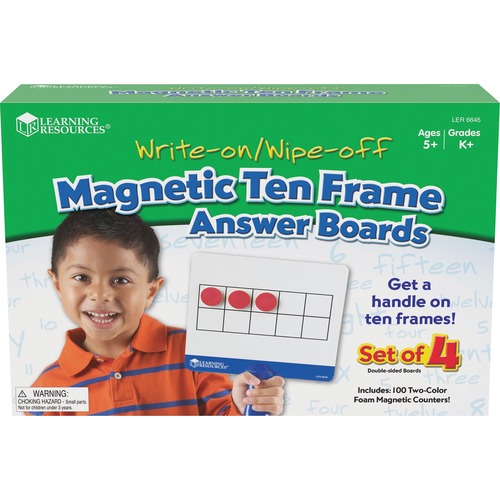 Board, Magnetic, Write & Wipe, 2 Sided 4/ST