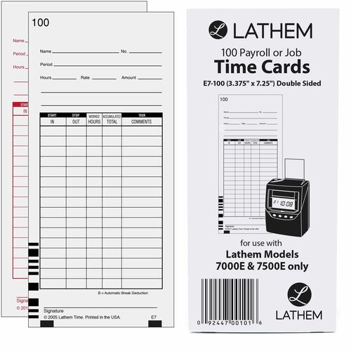 Cards, Time, F/7000E, #1-100 100/PK
