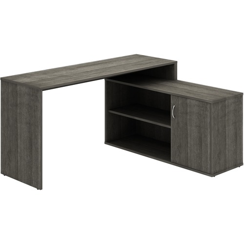 Workstation, With Cabinet, L-Shape, 60"