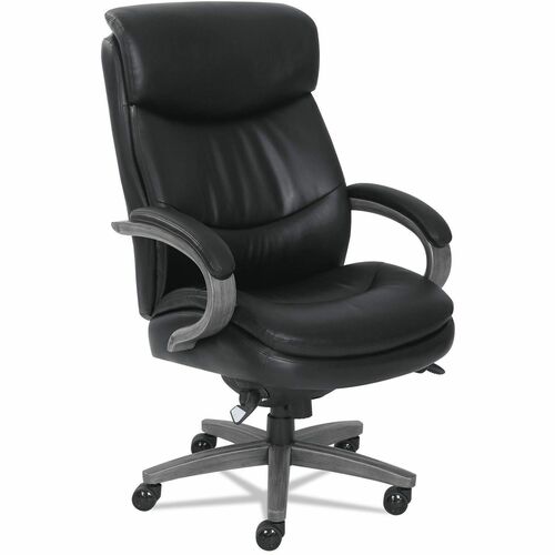 Chair, Wood, Big/Tall, Executive, Black