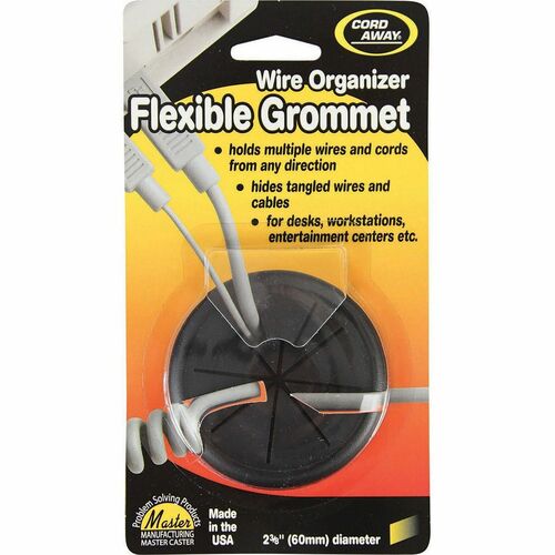Flexible Grommet, 2-3/8" Diameter, Black