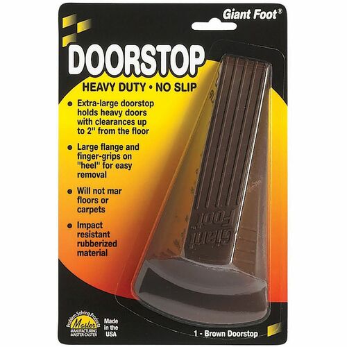 Doorstop, Giant Foot, Brown