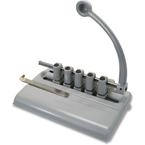 5-Hole Punch, Adjustable, 11/32", 40 Sheet Capacity, Tan