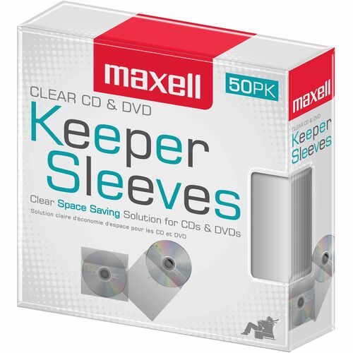 Sleeves, CD Keeper, Clear 50/PK
