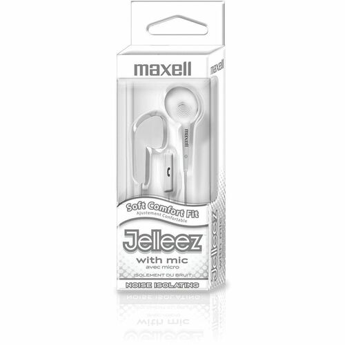 Earbud, With Microphone, Jelleez, White