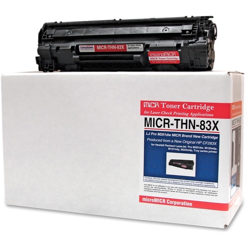 Micr Toner Cartridge, For HP LJPro M201, 2200 Yield, Black