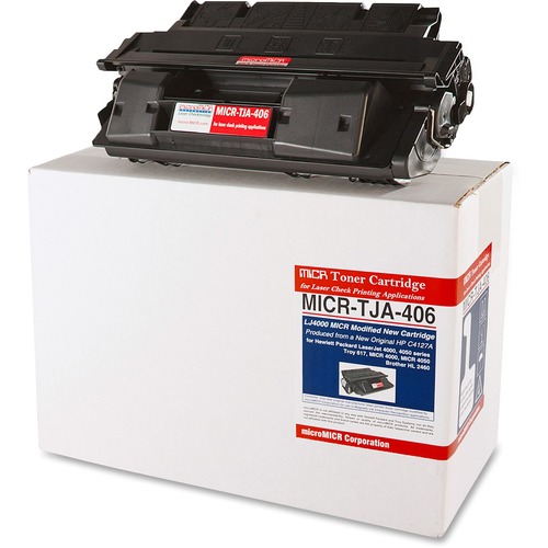 Micr Toner Cartridge, For HP LJ 4000, 6000 Yield, Black