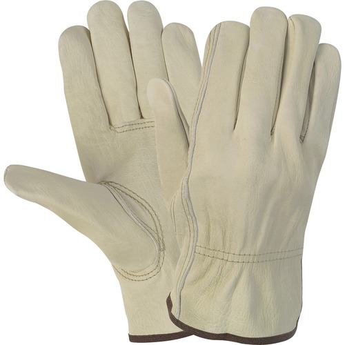 Gloves, Leather, Economy, M