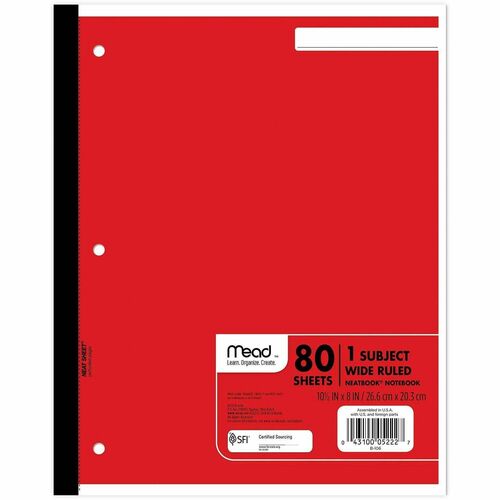 Notebook, Wireless, 80 Sheet