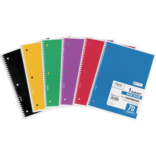 Notebook, Wire, Wide, 1 Sub, 70 6/BD