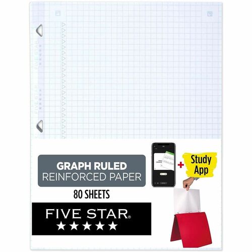 Filler Paper, Graph, Triangular Holes, 8-1/2" x 11", White