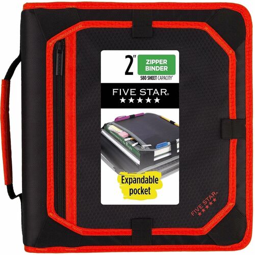 Binder, Zip, Expanding, 5 Star, 2 Inch