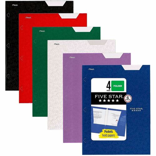 Portfolio, 4 Packet, Assorted, 6 Count 6/PK