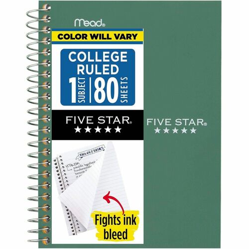 Notebook, College Ruled, 1 Subject