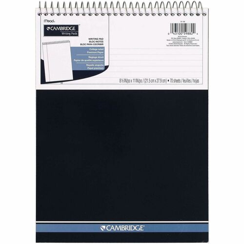 Pad, Legal, Wirebound, 70 Sheet, White