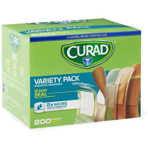 Bandage, Adhesive, Assorted 200/BX