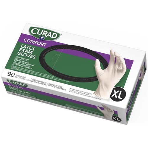 Glove, Latex, Powder Free, Curad, XL 90/BX