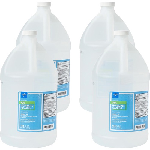 Rubbing Alcohol, Isopropyl, 70%, 1 Gallon, Clear 4/CT