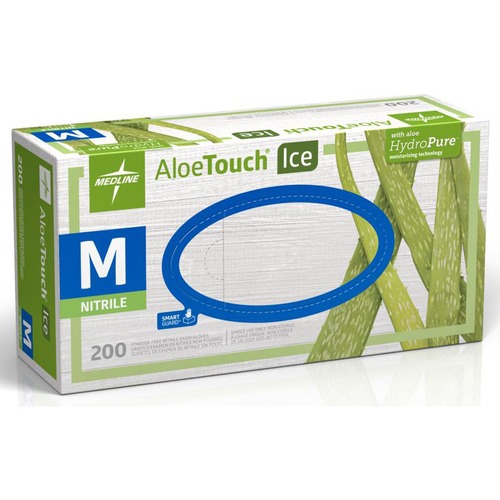 Nitrile Exam Gloves, Powder Free, Medium 200/BX