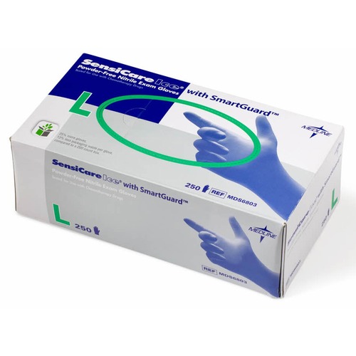Exam Gloves, Powder-Free, Large, BE 250/BX