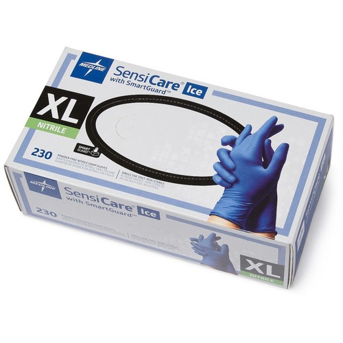 Exam Gloves, Powder-Free, X-Large, Blue 230/BX