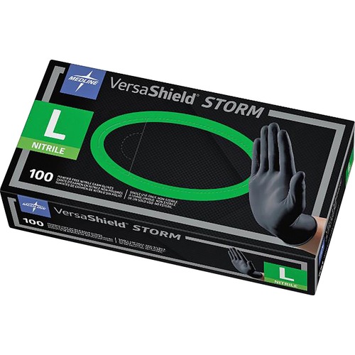 Nitrile Exam Gloves, Powder Free, Large 100/BX
