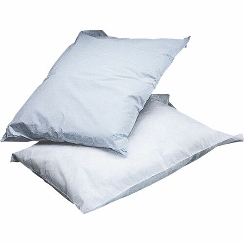 Pillowcase, Tissue/Poly, White 100/BX