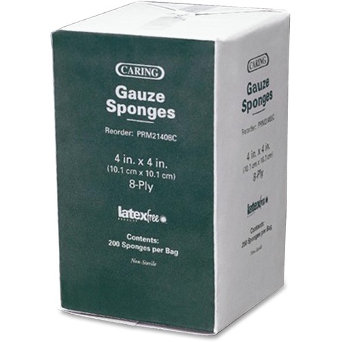 Gauze, Sponges, 4x4 200/PK