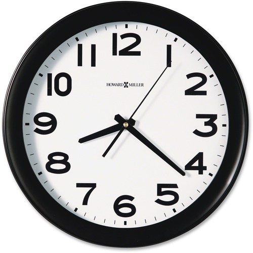 Clock, Wall, Quartz, Black